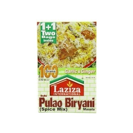 Laziza Pulao Biryani Masala (with Garlic & Ginger)